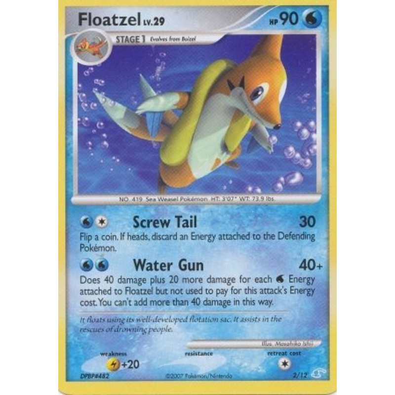 Floatzel (2/12) [Diamond & Pearl: Trainer Kit - Manaphy]