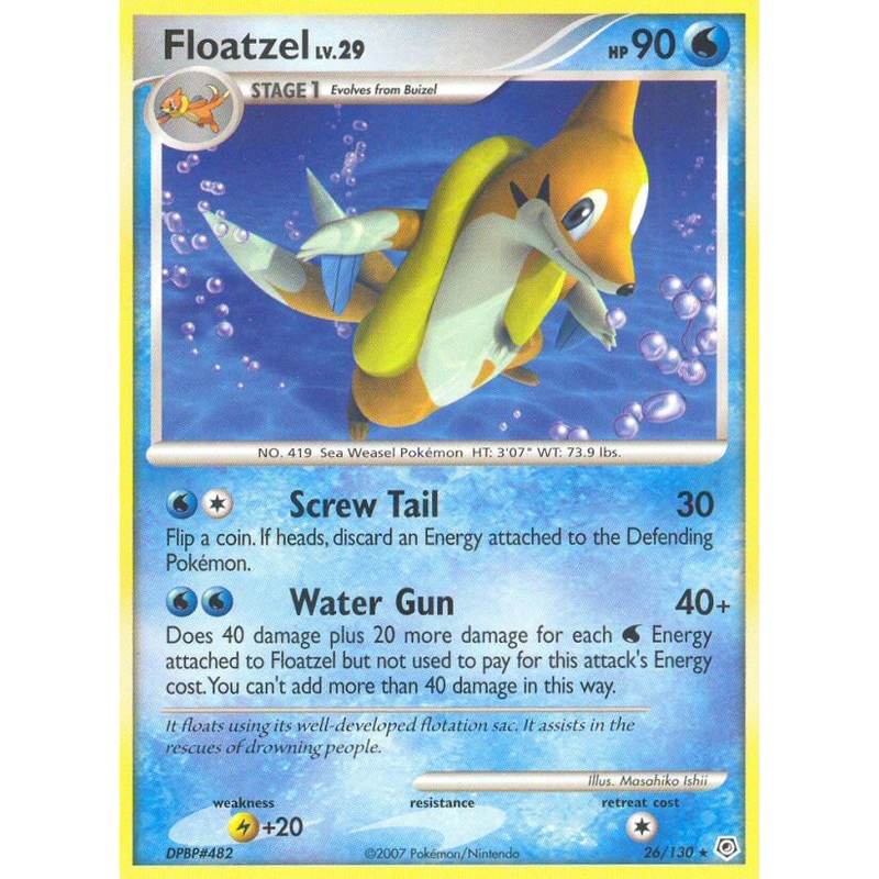 Floatzel (26/130) [Diamond & Pearl: Base Set]