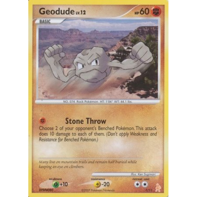 Geodude (1/11) [Diamond & Pearl: Trainer Kit - Lucario]