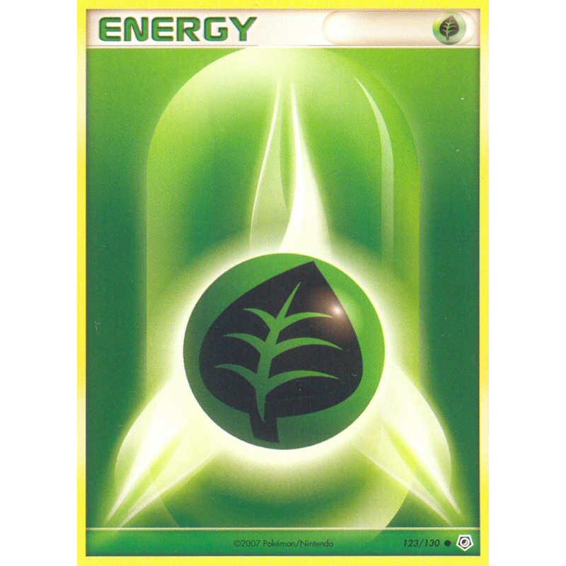 Grass Energy (123/130) [Diamond & Pearl: Base Set]