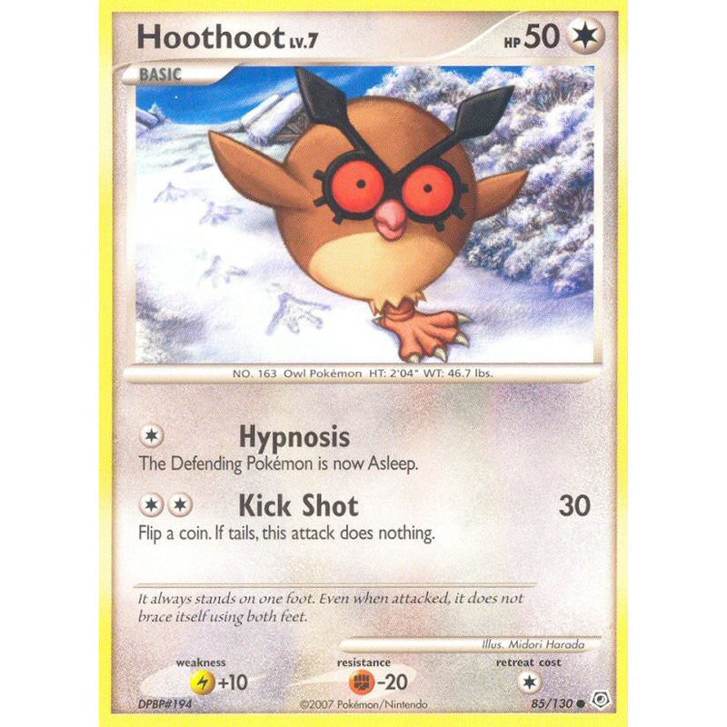 Hoothoot (85/130) [Diamond & Pearl: Base Set]