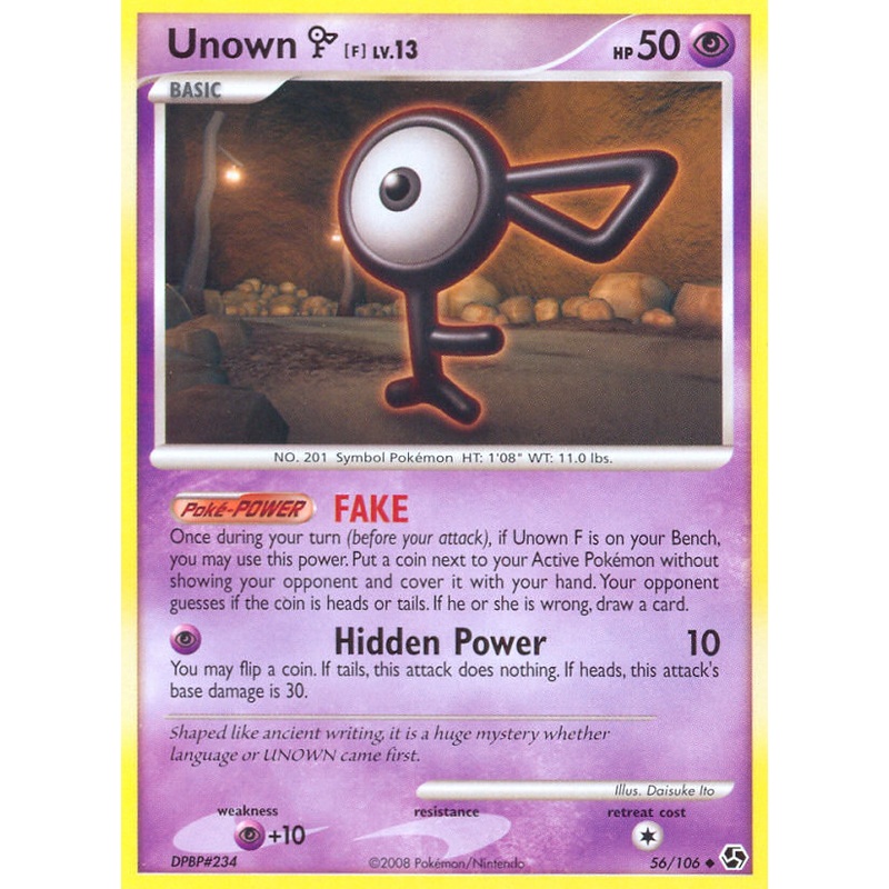 Unown F (56/106) [Diamond & Pearl: Great Encounters]
