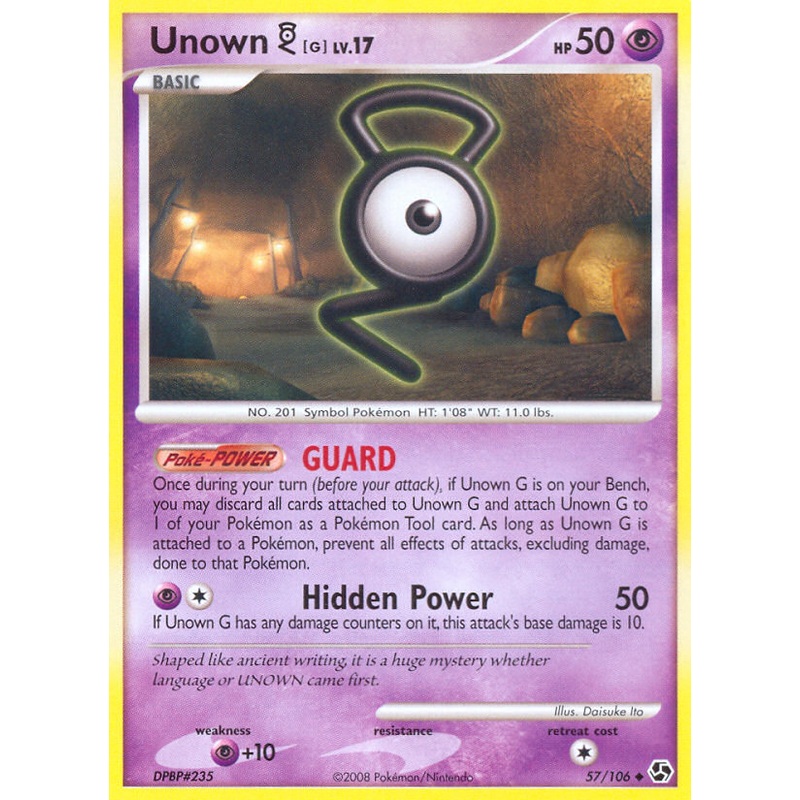 Unown G (57/106) [Diamond & Pearl: Great Encounters]