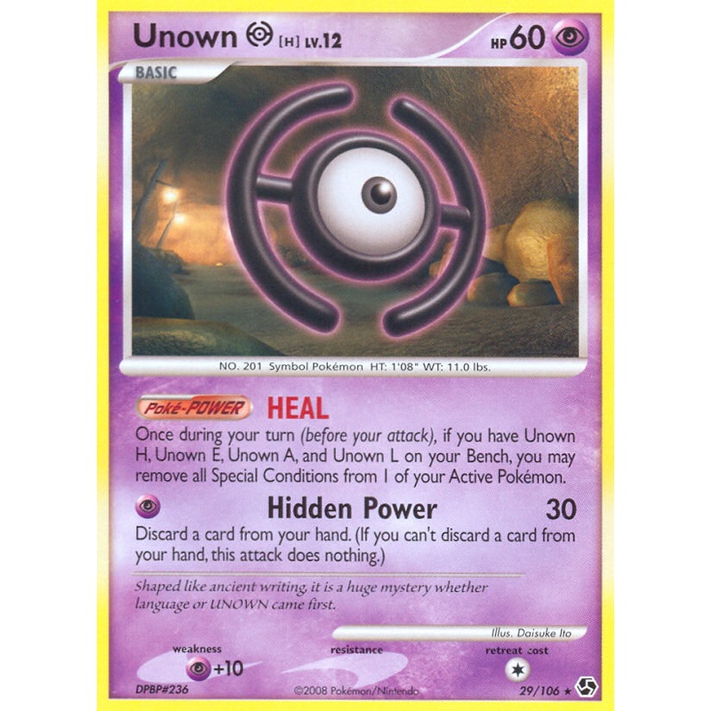 Unown H (29/106) [Diamond & Pearl: Great Encounters]