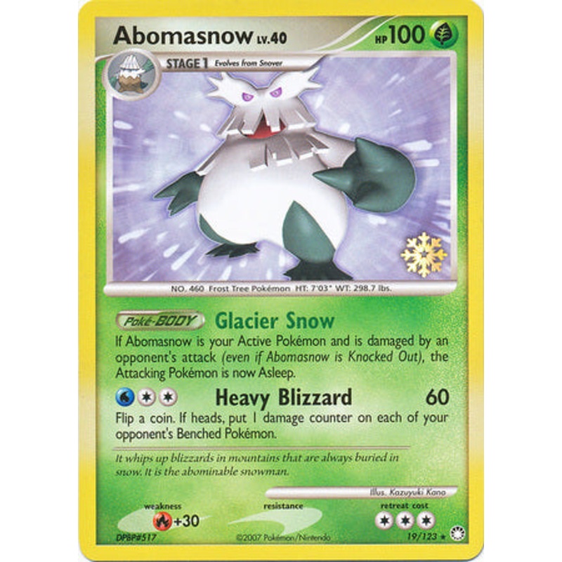 Abomasnow (19/123) [Countdown Calendar Promos]