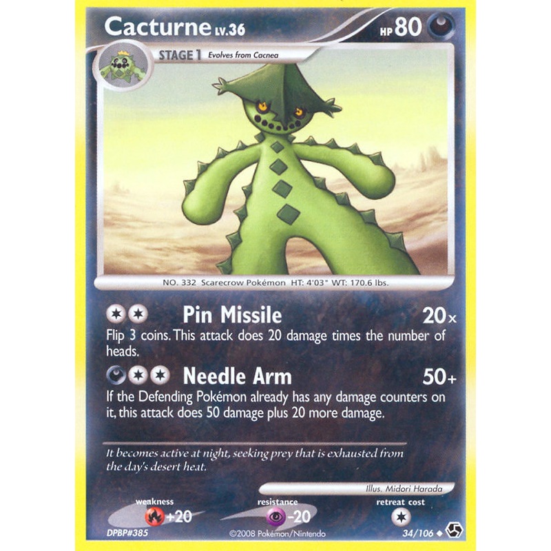 Cacturne (34/106) [Diamond & Pearl: Great Encounters]
