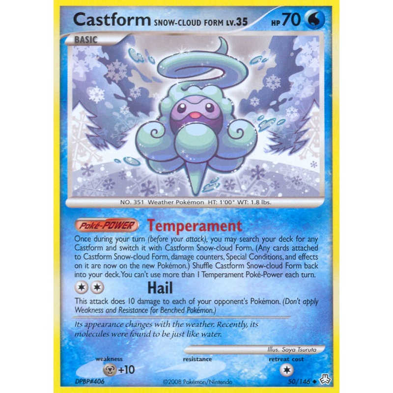 Castform Snow-cloud Form (50/146) [Diamond & Pearl: Legends Awakened]