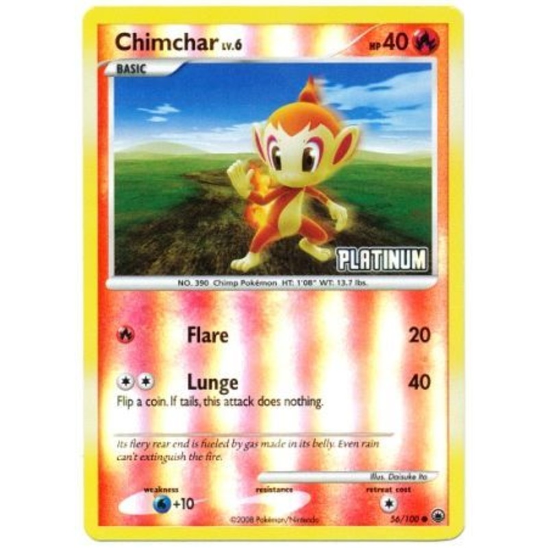 Chimchar (56/100) [Burger King Promos: 2009 Collection]