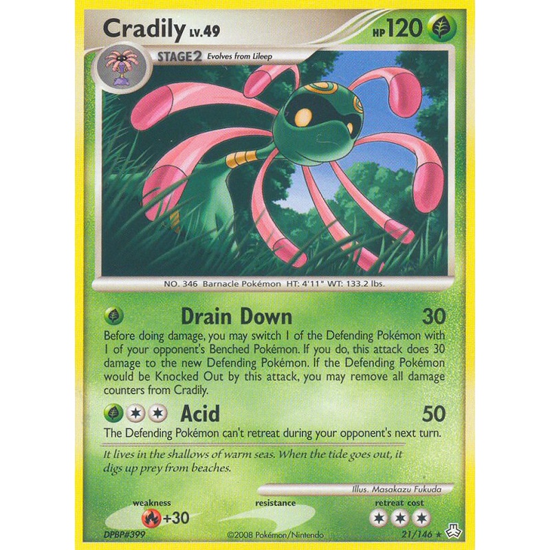 Cradily (21/146) [Diamond & Pearl: Legends Awakened]