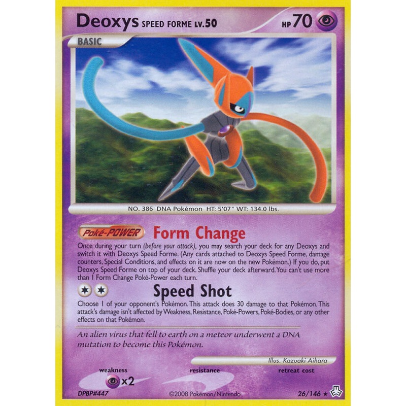 Deoxys Speed Forme (26/146) [Diamond & Pearl: Legends Awakened]
