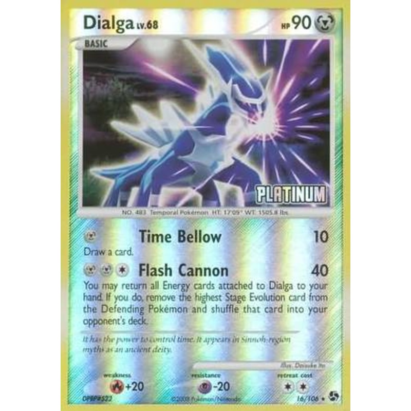 Dialga (16/106) [Burger King Promos: 2009 Collection]