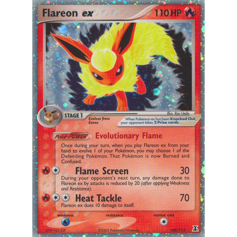 Flareon ex (108/113) [EX: Delta Species]
