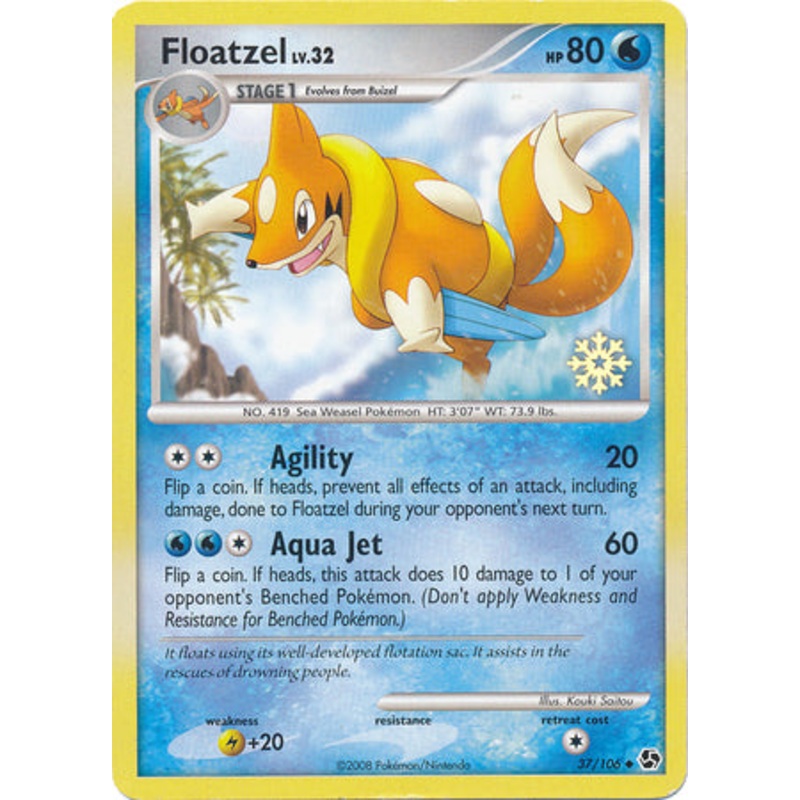 Floatzel (37/106) [Countdown Calendar Promos]