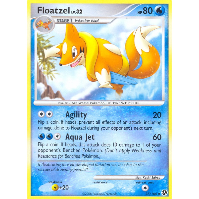 Floatzel (37/106) [Diamond & Pearl: Great Encounters]