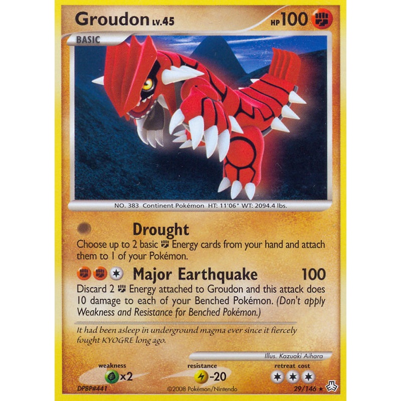Groudon (29/146) [Diamond & Pearl: Legends Awakened]