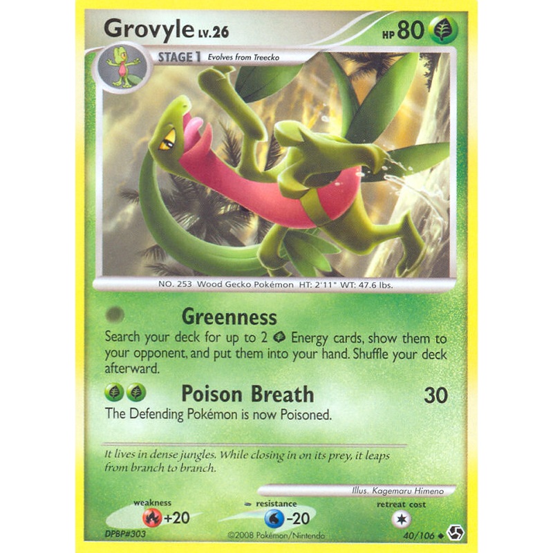 Grovyle (40/106) [Diamond & Pearl: Great Encounters]