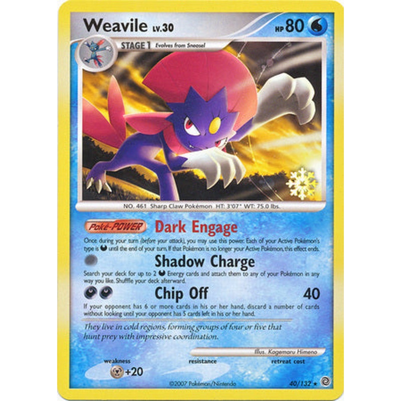 Weavile (40/132) [Countdown Calendar Promos]