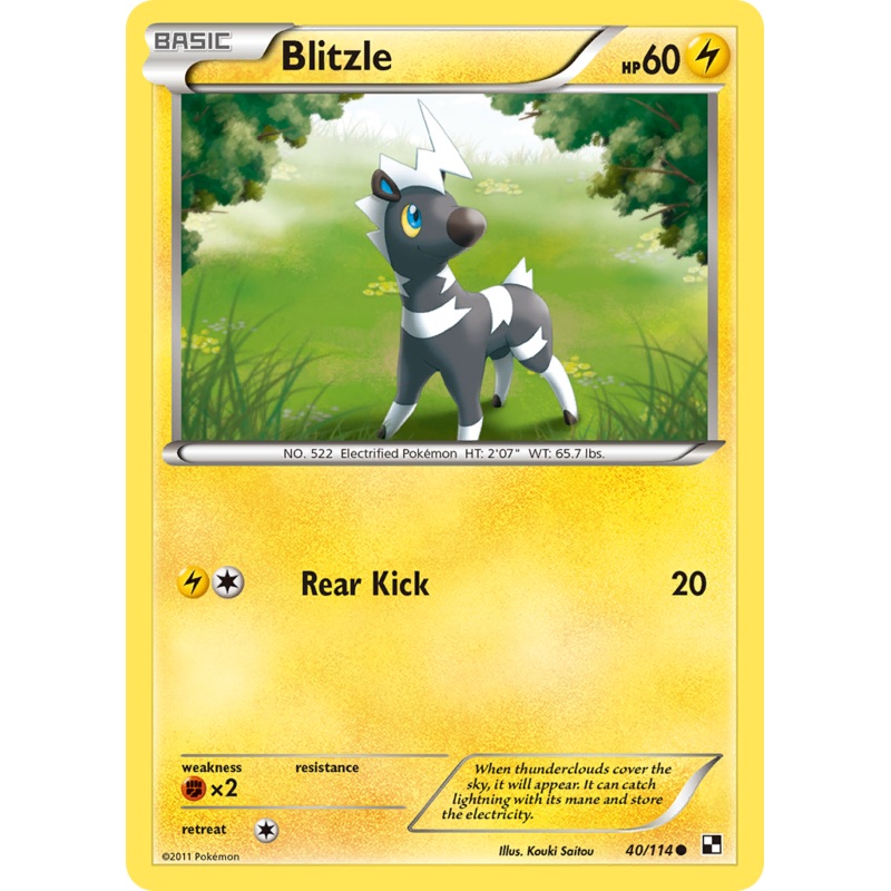 Blitzle (40/114) [Black & White: Base Set]