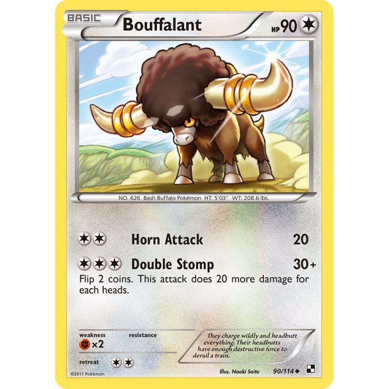 Bouffalant (90/114) [Black & White: Base Set]