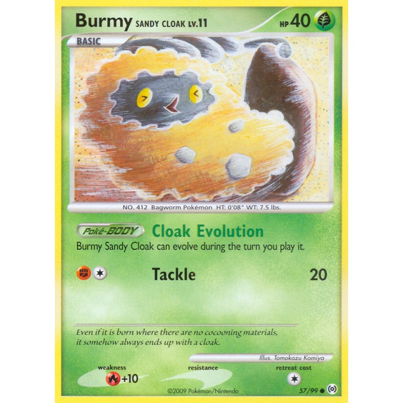 Burmy Sandy Cloak (57/99) [Platinum: Arceus]