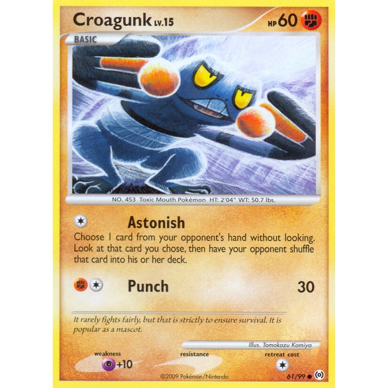 Croagunk (61/99) [Platinum: Arceus]