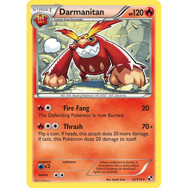 Darmanitan (25/114) [Black & White: Base Set]