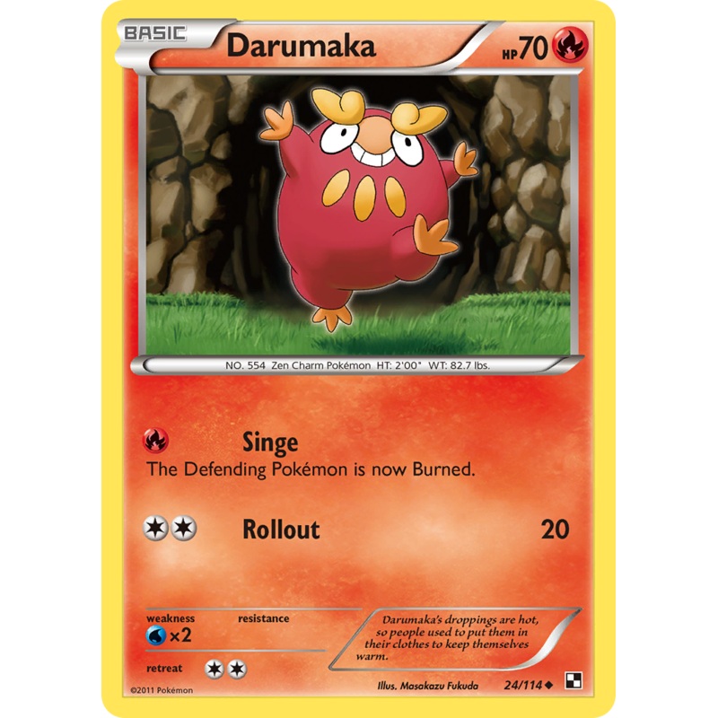 Darumaka (24/114) [Black & White: Base Set]