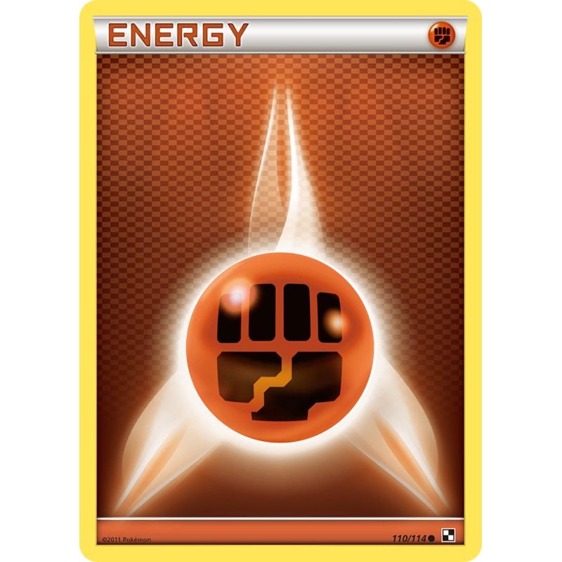 Fighting Energy (110/114) [Black & White: Base Set]