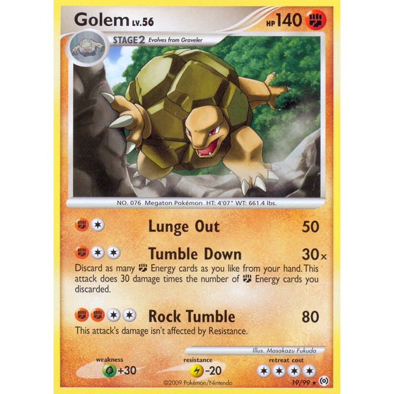 Golem (19/99) [Platinum: Arceus]