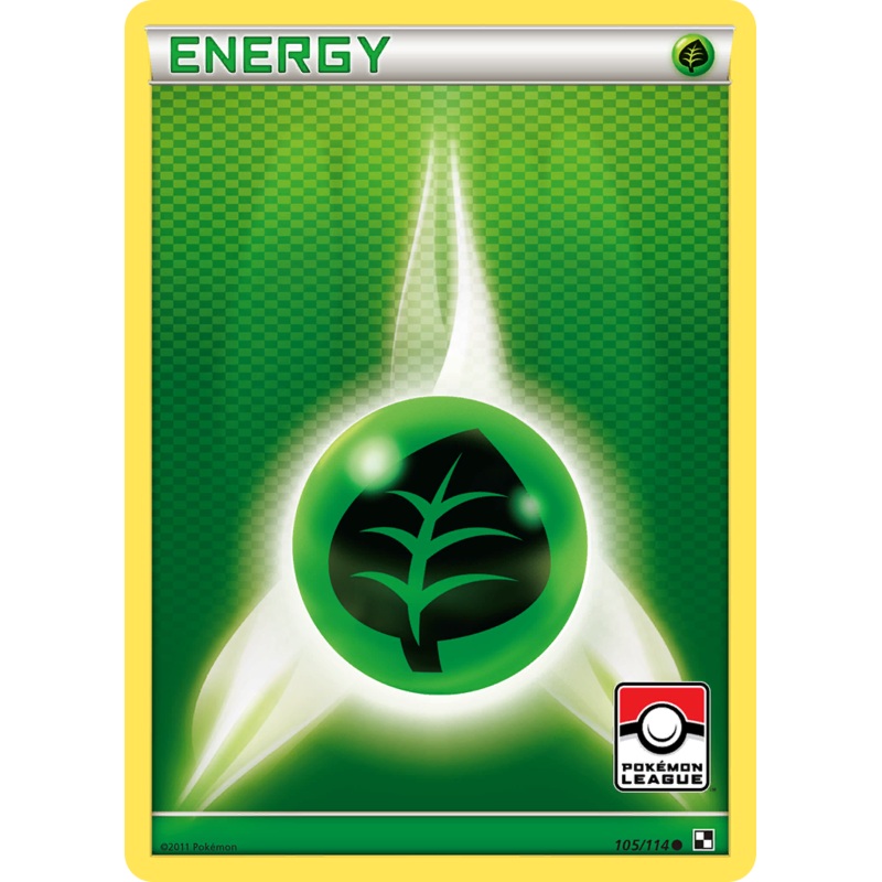Grass Energy (105/114) [Black & White: Base Set]