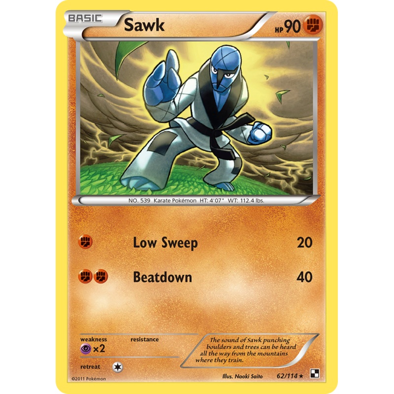 Sawk (62/114) [Black & White: Base Set]