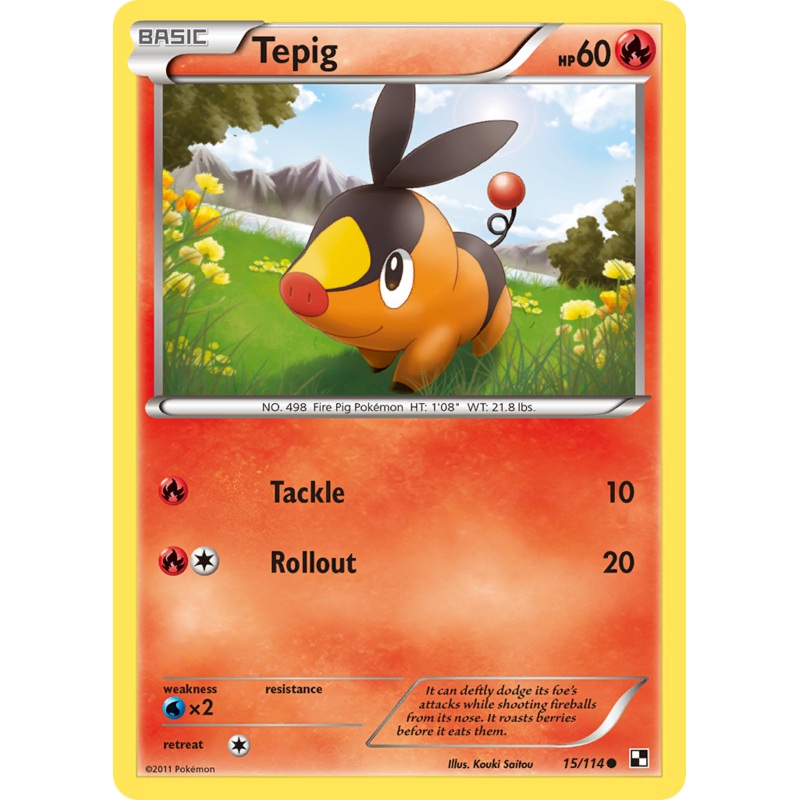 Tepig (15/114) [Black & White: Base Set]