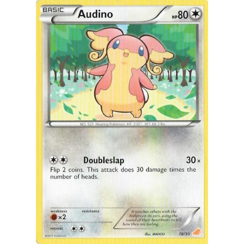 Audino (18/30) [Black & White: Trainer Kit - Excadrill]