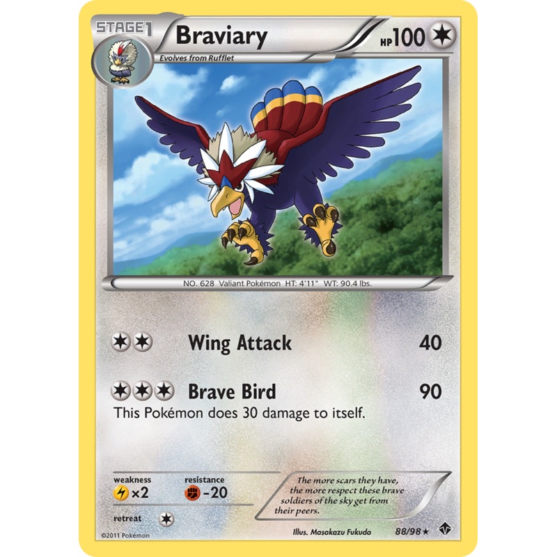 Braviary (88/98) [Black & White: Emerging Powers]