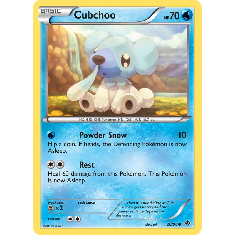 Cubchoo (28/98) [Black & White: Emerging Powers]
