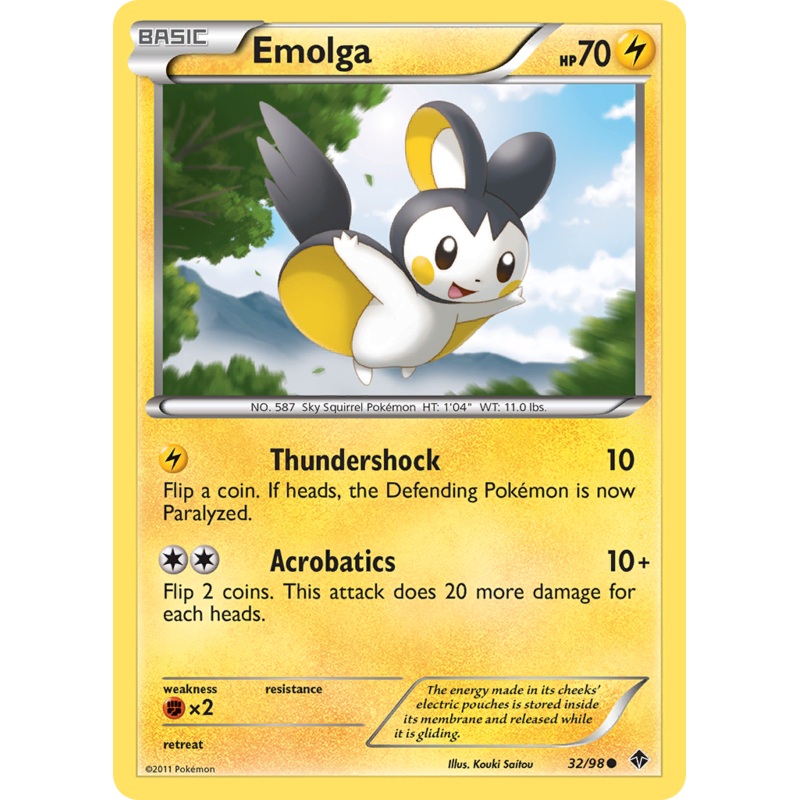 Emolga (32/98) [Black & White: Emerging Powers]