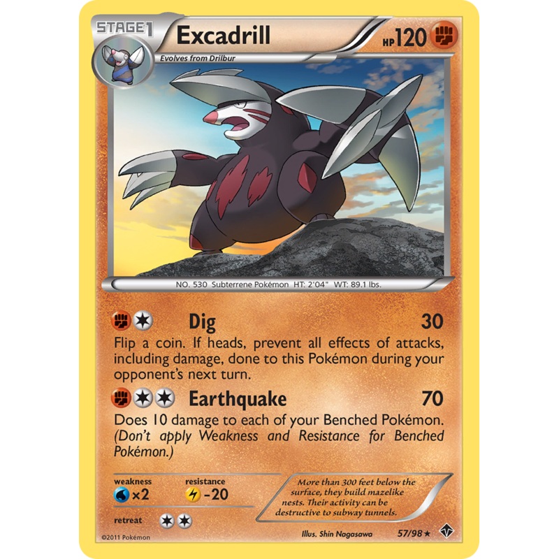 Excadrill (57/98) [Black & White: Emerging Powers]