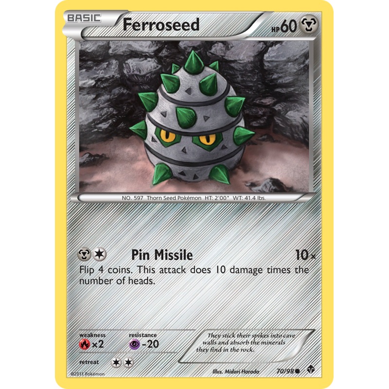 Ferroseed (70/98) [Black & White: Emerging Powers]
