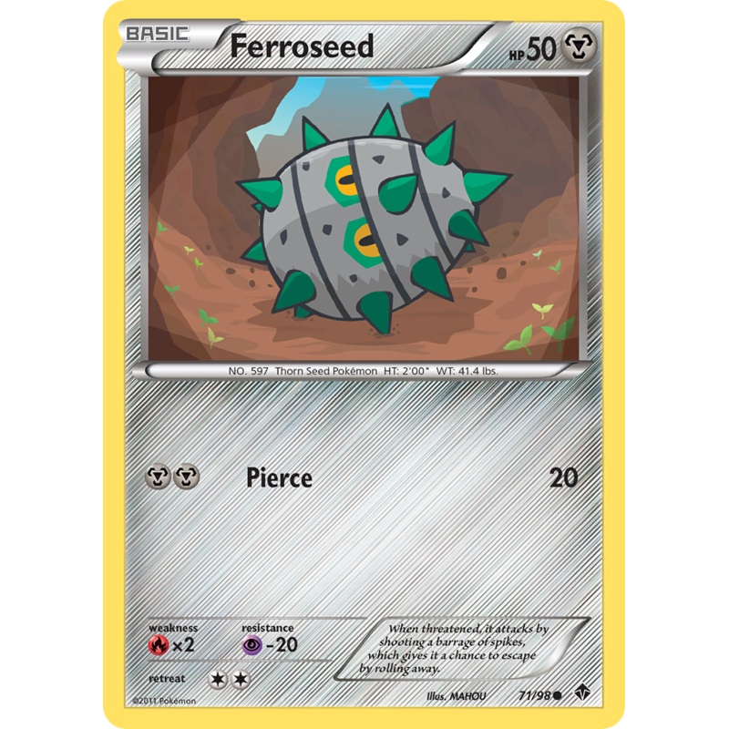 Ferroseed (71/98) [Black & White: Emerging Powers]