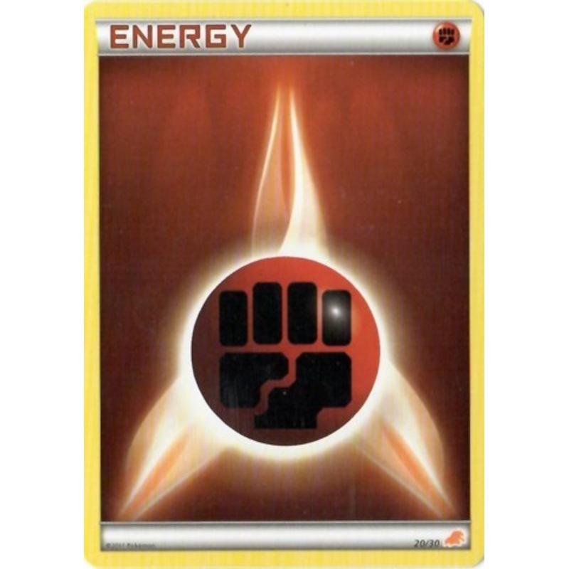 Fighting Energy (20/30) [Black & White: Trainer Kit - Excadrill]