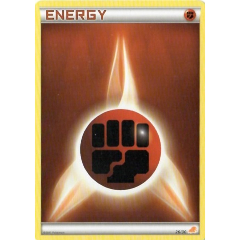 Fighting Energy (26/30) [Black & White: Trainer Kit - Excadrill]