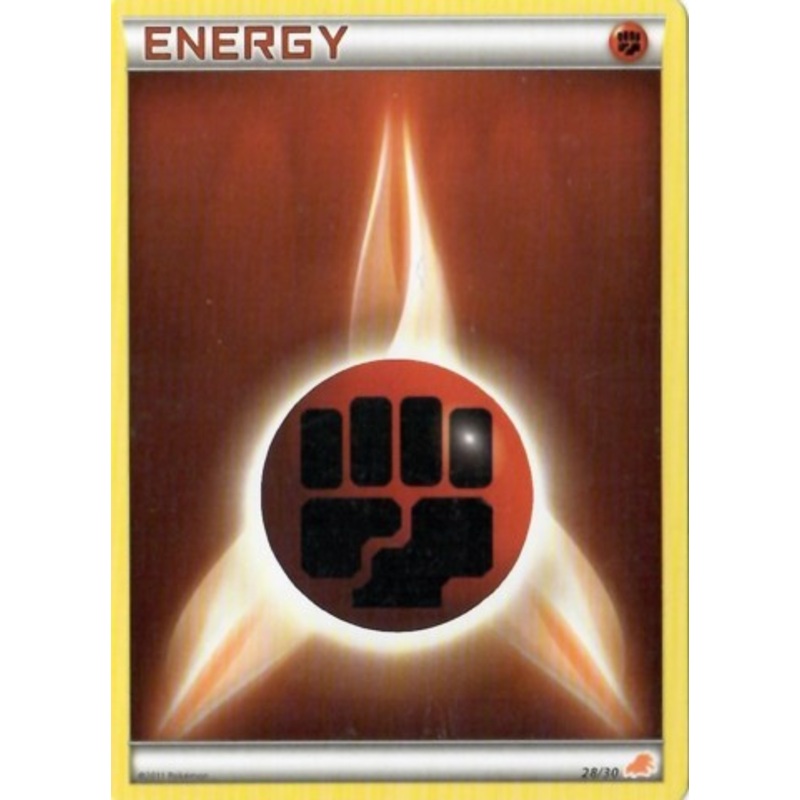 Fighting Energy (28/30) [Black & White: Trainer Kit - Excadrill]
