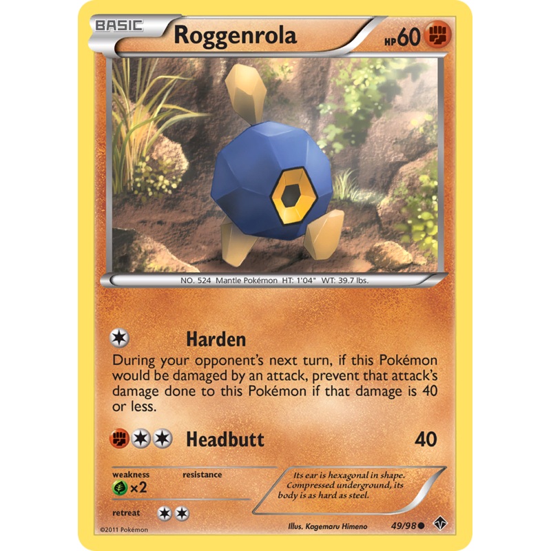 Roggenrola (49/98) [Black & White: Emerging Powers]