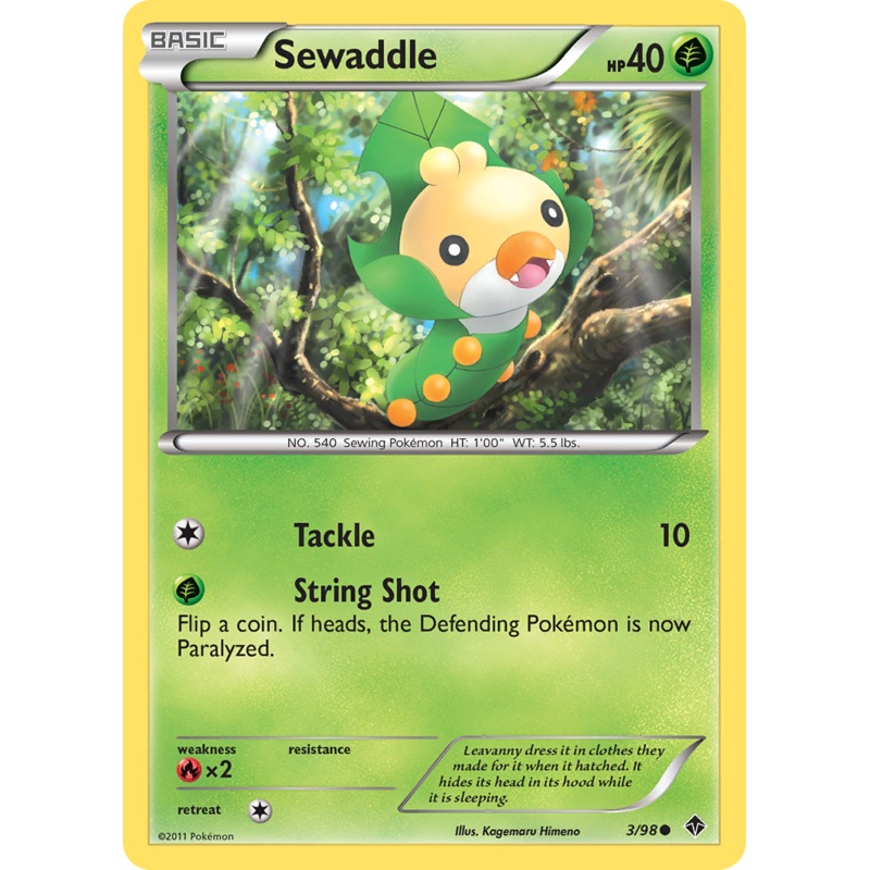 Sewaddle (3/98) [Black & White: Emerging Powers]