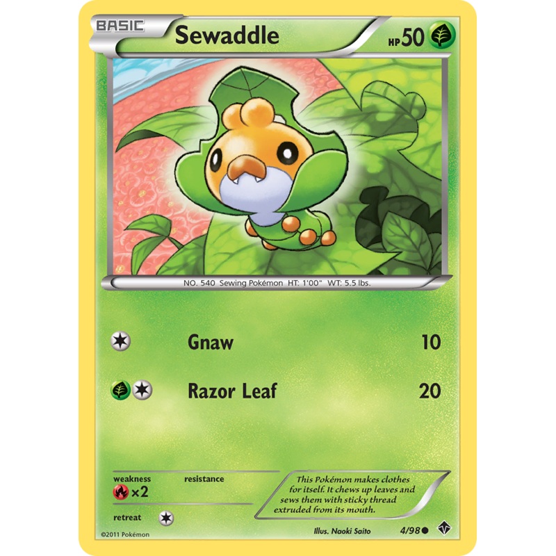 Sewaddle (4/98) [Black & White: Emerging Powers]