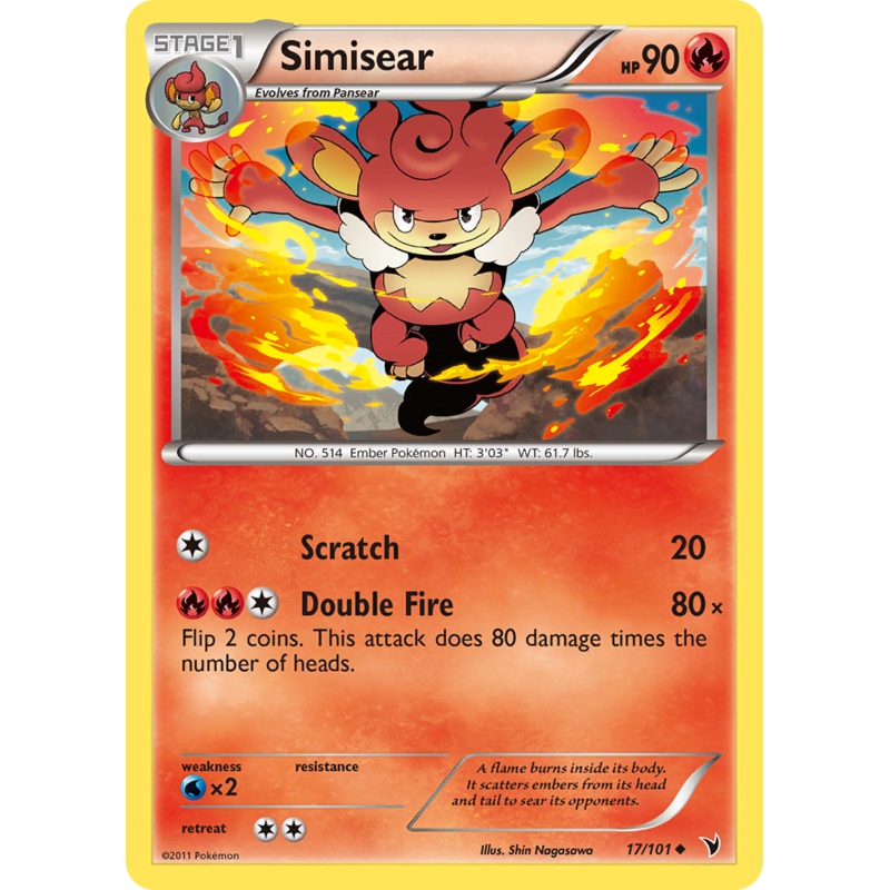 Simisear (17/101) [Black & White: Noble Victories]
