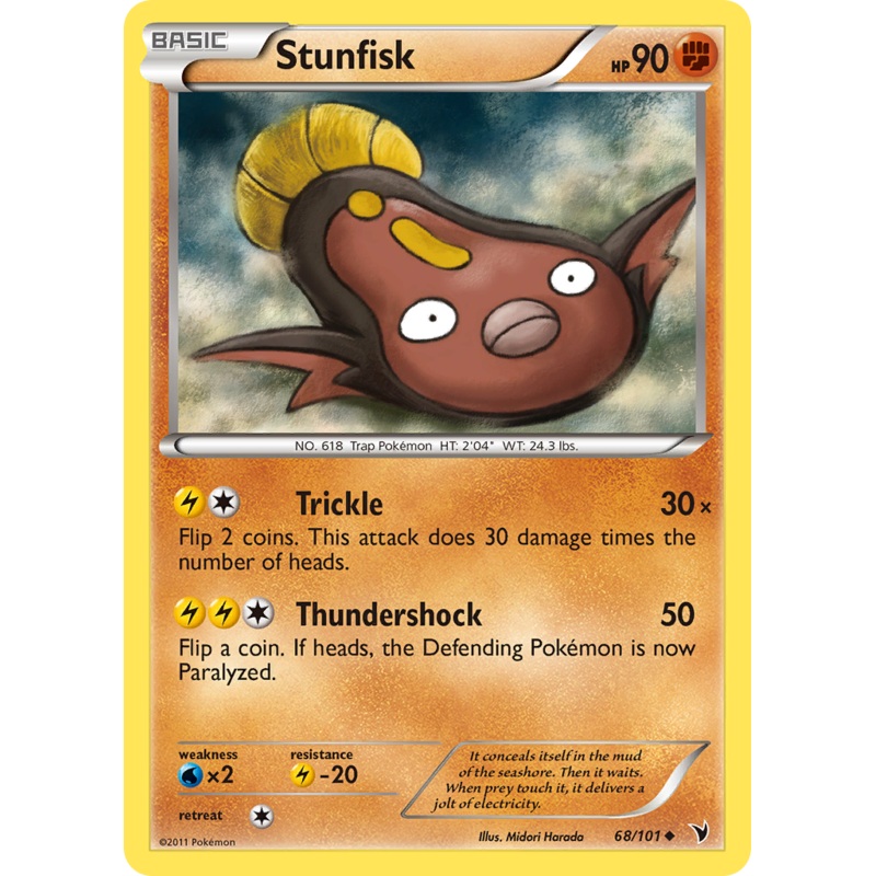 Stunfisk (68/101) [Black & White: Noble Victories]