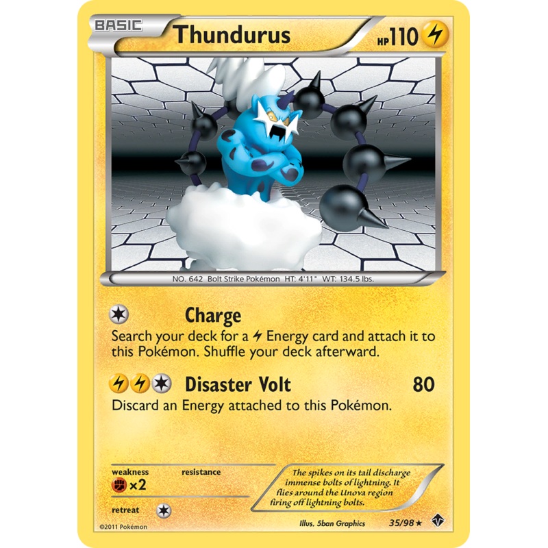 Thundurus (35/98) [Black & White: Emerging Powers]