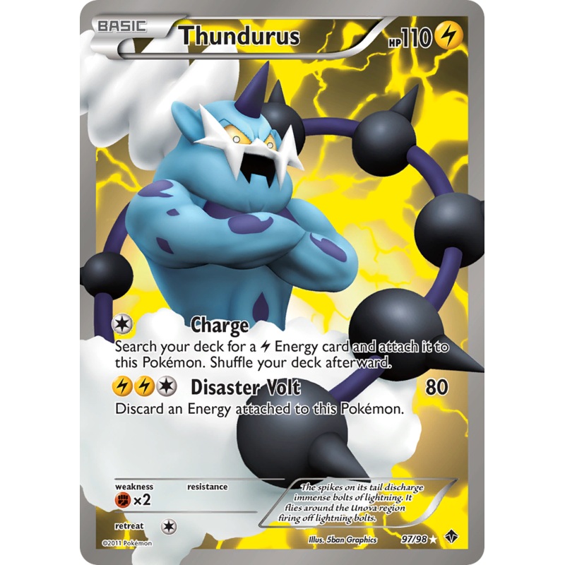 Thundurus (97/98) [Black & White: Emerging Powers]