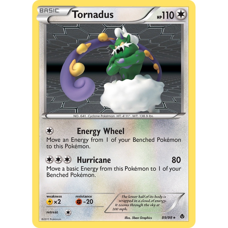Tornadus (89/98) [Black & White: Emerging Powers]